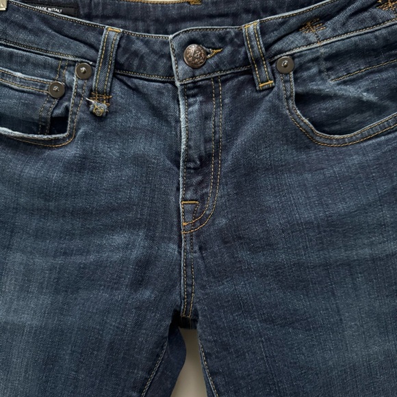 R13 Dark Blue Skinny Jeans - Picture 4 of 16